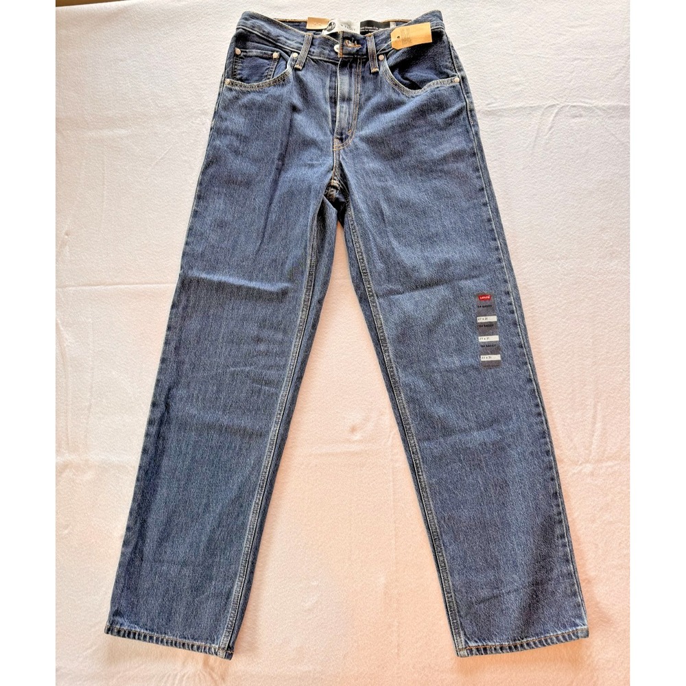 NWT Levi's '94 Baggy Silver Tab Denim Jeans 27x31 Medium Blue Wash‎